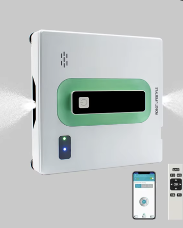 Electric Window Cleaner Robot Glass Washer Automatic Spray Water Smart Home Appliance Robotic Vacuum Cleaning Products for House