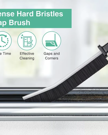 Gap Cleaning Brush Hard-Bristled Crevice Cleaning Brush for Stiff Angled Bristles Tile Bathroom Kitchen Toilet Cleaning Tool